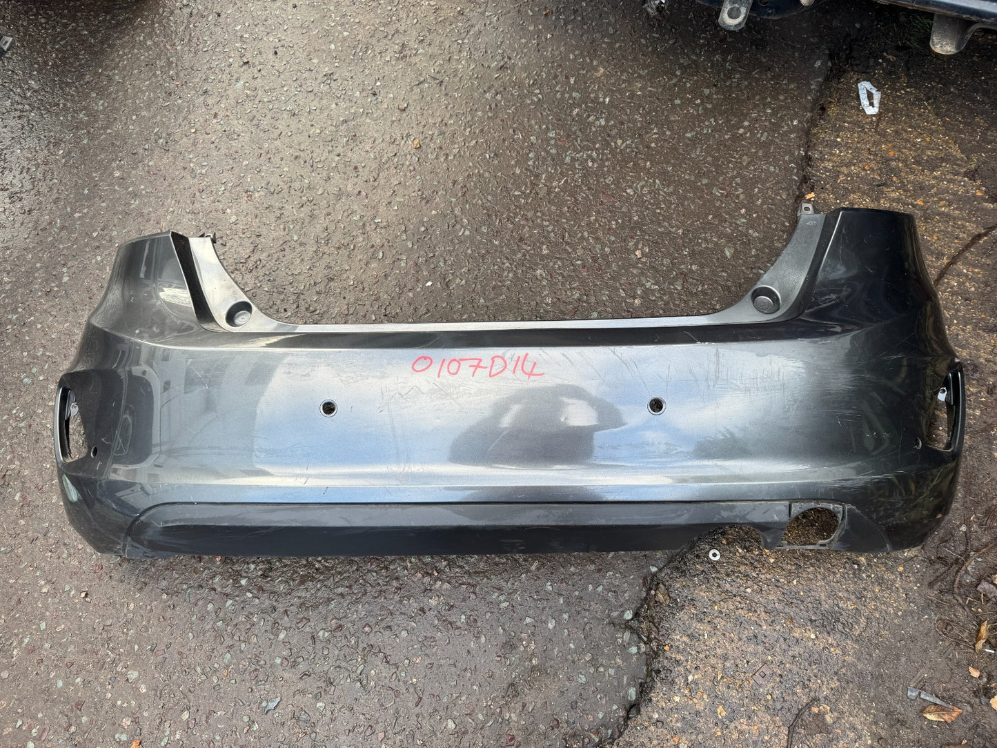 FORD FIESTA MK8 2018-ON REAR BUMPER GENUINE 4X PDC HOLE H1BB17906A1W Damaged