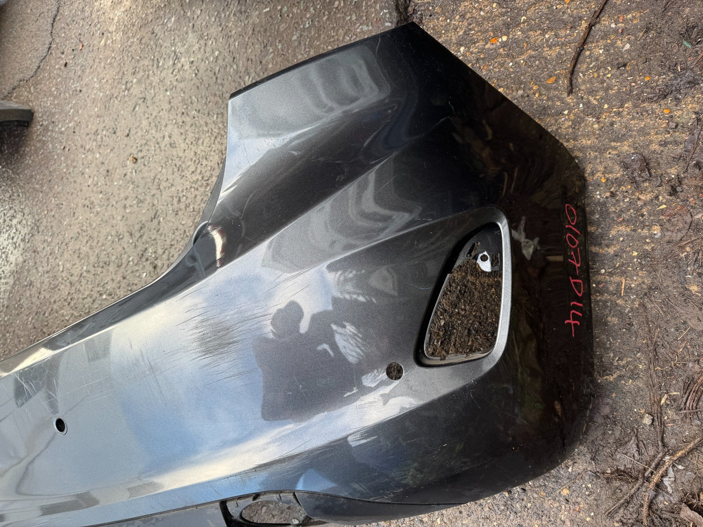 FORD FIESTA MK8 2018-ON REAR BUMPER GENUINE 4X PDC HOLE H1BB17906A1W Damaged