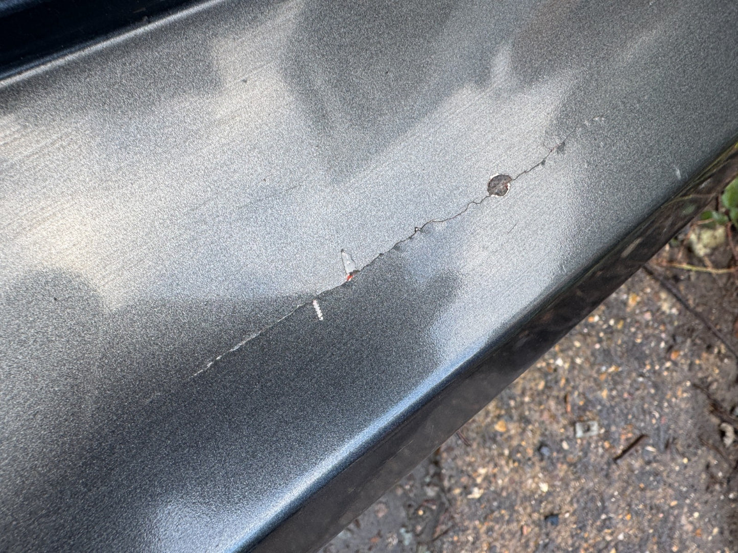 FORD FIESTA MK8 2018-ON REAR BUMPER GENUINE 4X PDC HOLE H1BB17906A1W Damaged