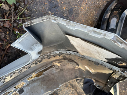 VW VOLKSWAGEN TIGUAN R-LINE 2016-ON REAR BUMPER 5NA807417 WHITE