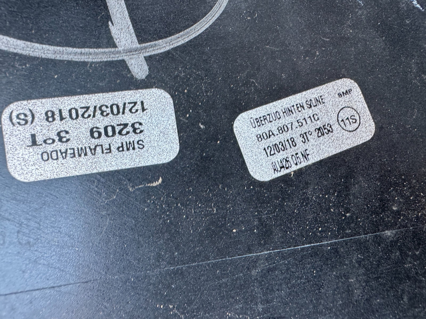 16 On AUDI Q5 SQ5 80A S LINE REAR BUMPER PDC GENUINE 80A807385A