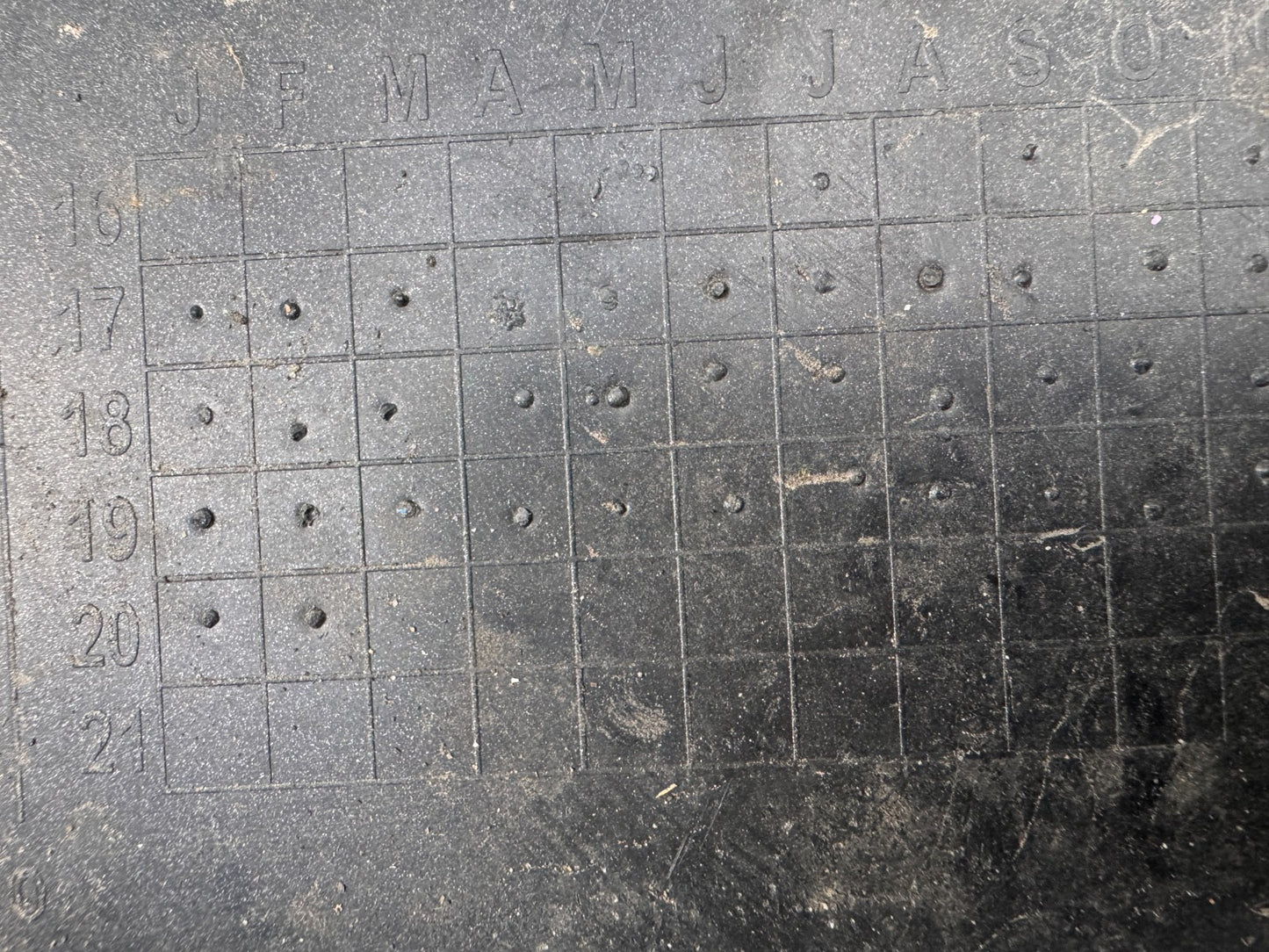 FORD FIESTA MK8 2018-ON REAR BUMPER GENUINE 4X PDC HOLE H1BB17906A1W Damaged