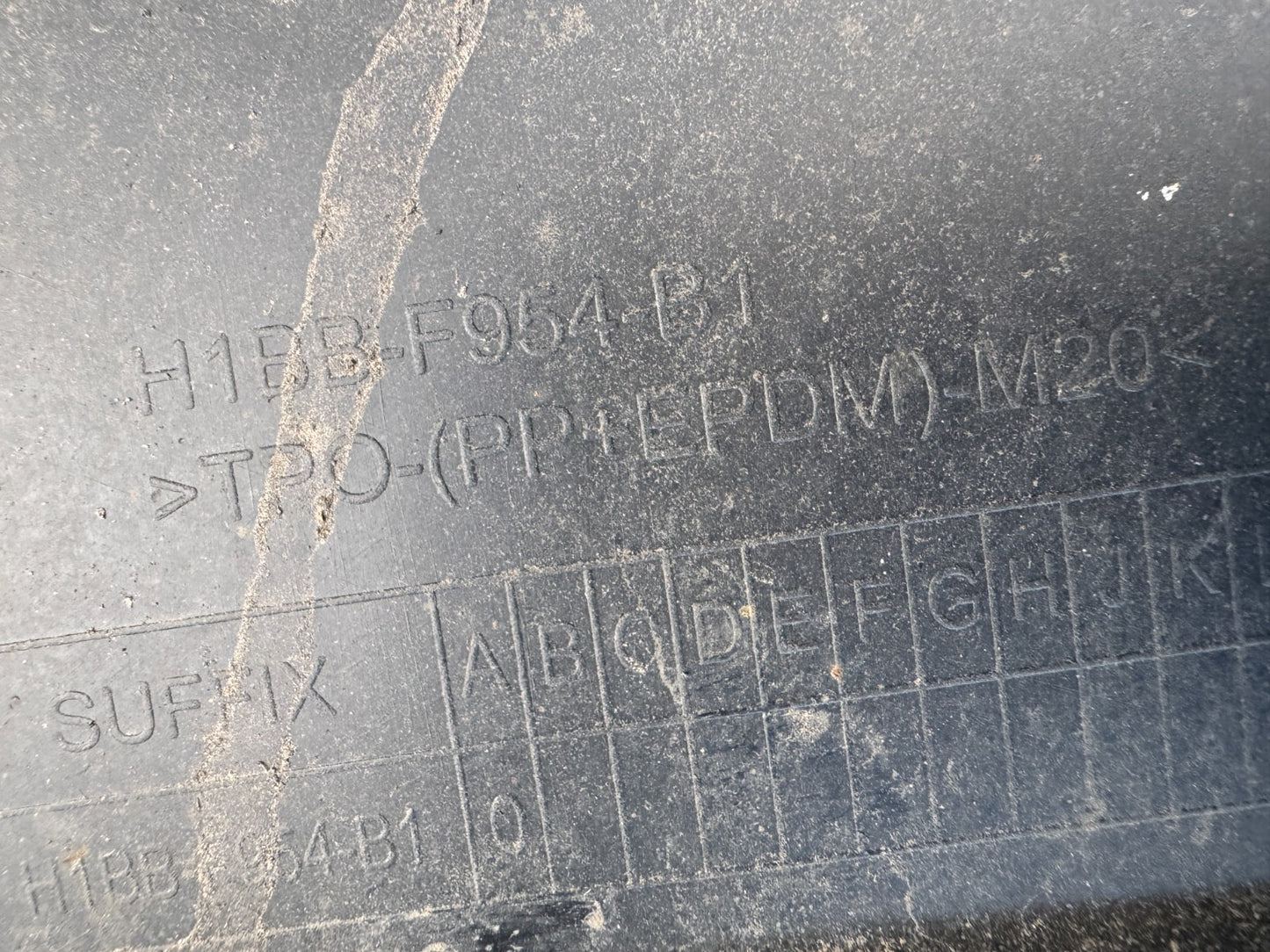 FORD FIESTA MK8 2018-ON REAR BUMPER GENUINE 4X PDC HOLE H1BB17906A1W Damaged