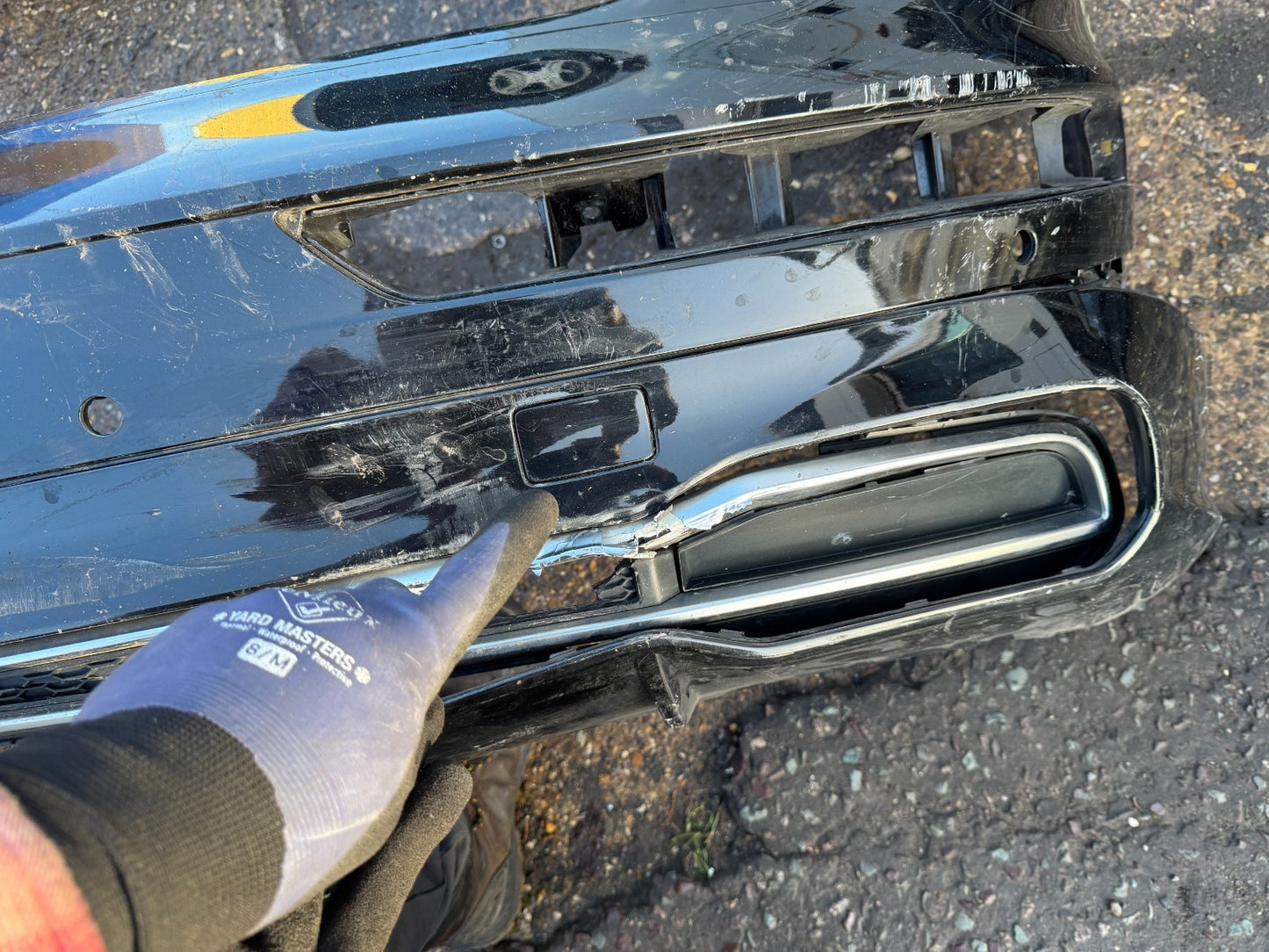 GENUINE AUDI Q5 S LINE SQ5 REAR BUMPER RIGHT TOW EYE COVER 2017-2020 80A807442B