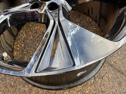 Genuine Jaguar F-Type Gloss Black Front Alloy Rim 9J x 20 MX531007CA NEED REFURB