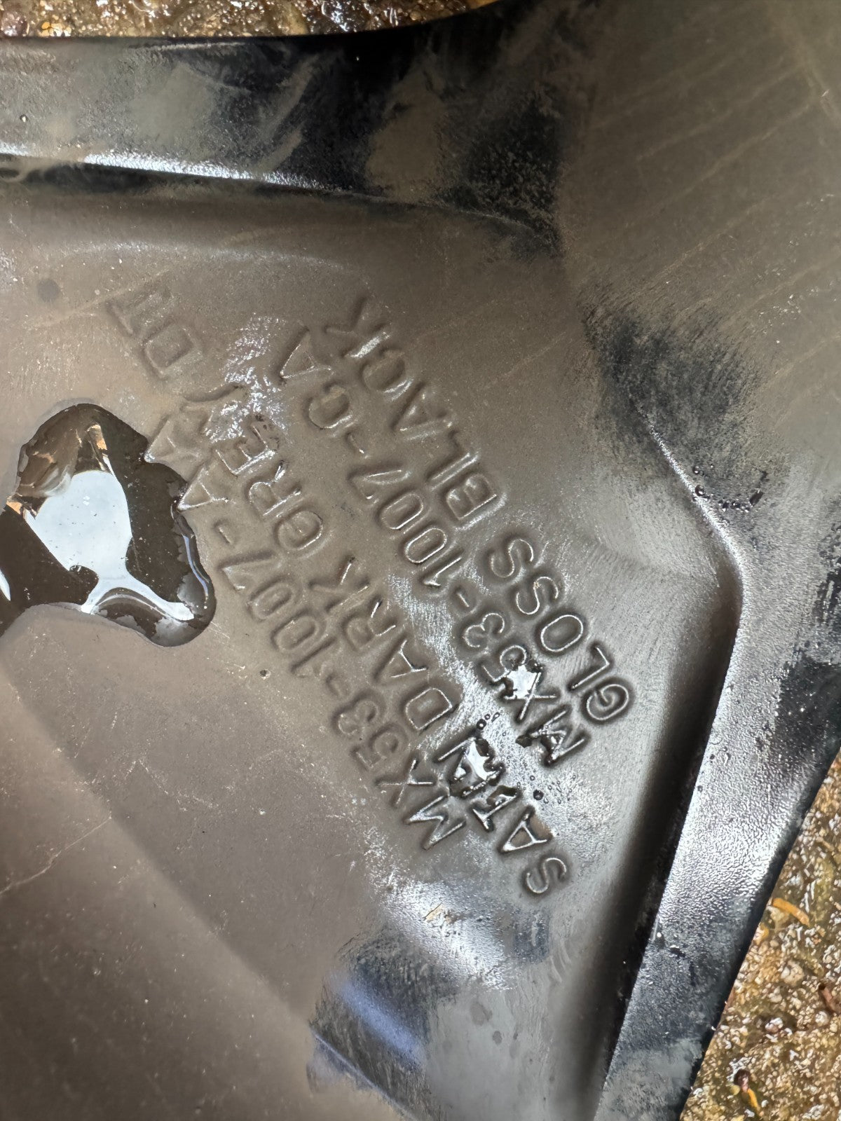 Genuine Jaguar F-Type Gloss Black Front Alloy Rim 9J x 20 MX531007CA NEED REFURB