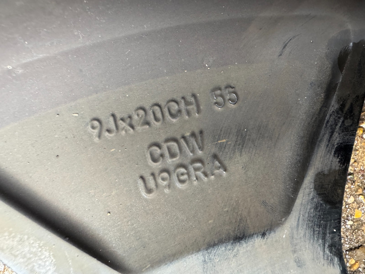 Genuine Jaguar F-Type Gloss Black Front Alloy Rim 9J x 20 MX531007CA NEED REFURB