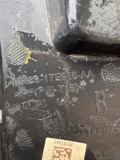 Jaguar F Pace Front Bumper Right Side Air Duct 2019 ON MK83-17E950-AA Genuine