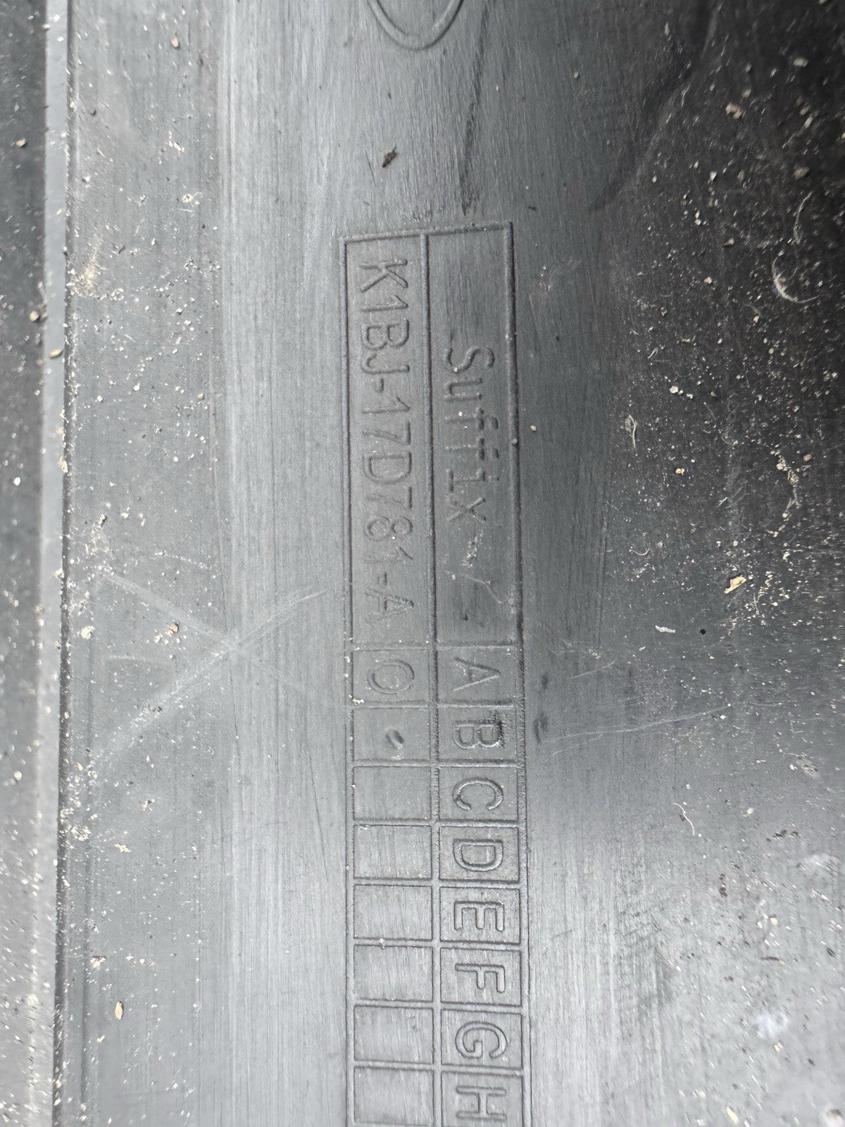 FORD FIESTA MK8 ST LINE 2018-ON GENUINE REAR BUMPER DIFFUSER K1BJ-17D781-A