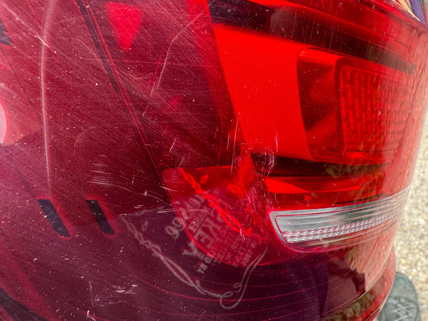 2016 AUDI A3 Mk3 Outer Left Rear Taillight Tail Light 8V4945069 Scratched Chippe