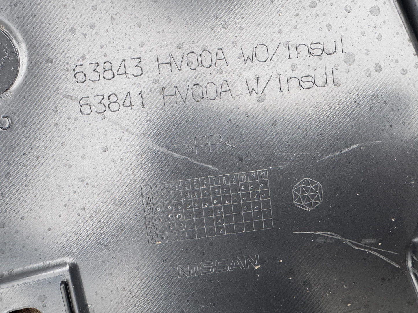 NOT FAKE! Nissan Qashqai J11 Front Left Wheel Arch Liner Mk2 2017-on 63841HV00A