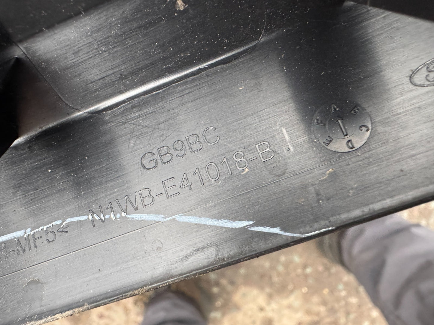 FORD RANGER MK4 2023-ON REAR BUMPER MOLDING N1WB-E41018-B