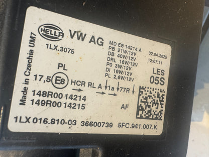 2025 SEAT CUPRA LEON LED FRONT LEFT HEADLIGHT 5FC941007K DAMAGED