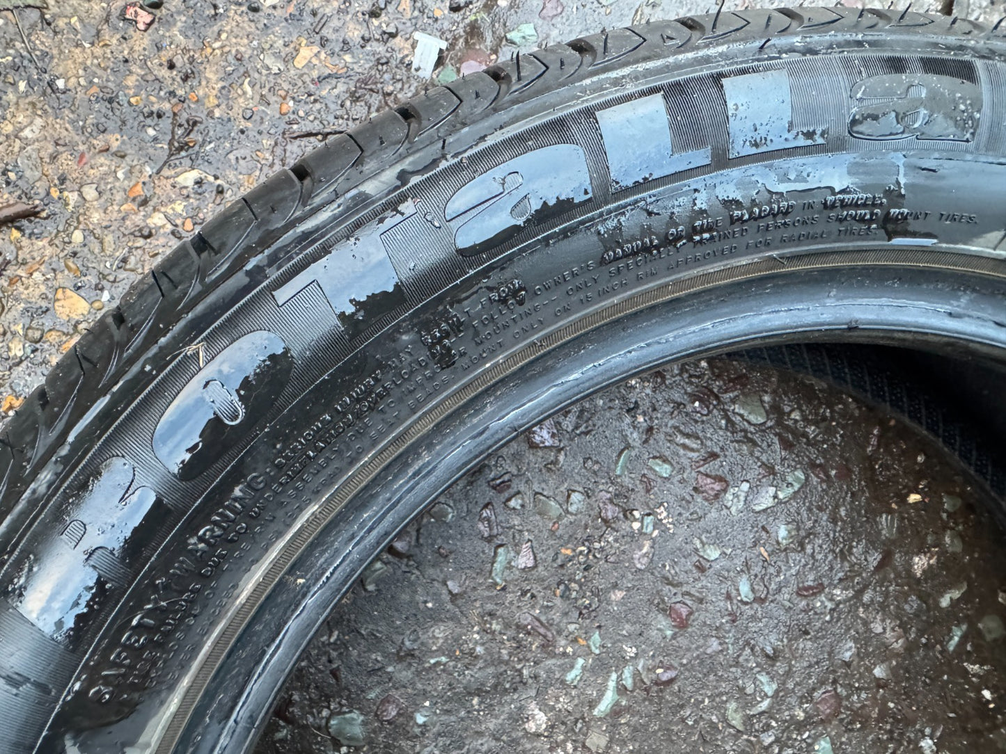 1x SETULA E-RACE RHO2 TYRE 6mm 165 60 15 81T