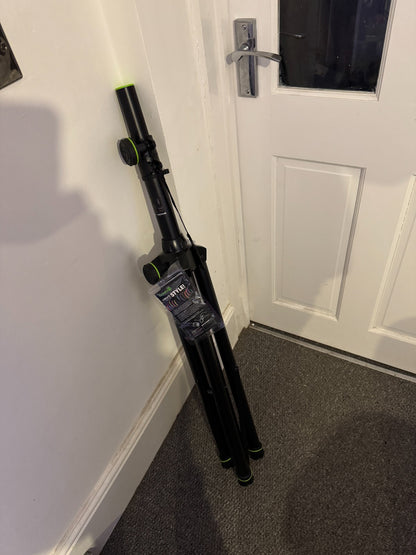 PA Speaker Stand Adjustable Tripod – Portable Pro Audio DJ Loudspeaker Stand