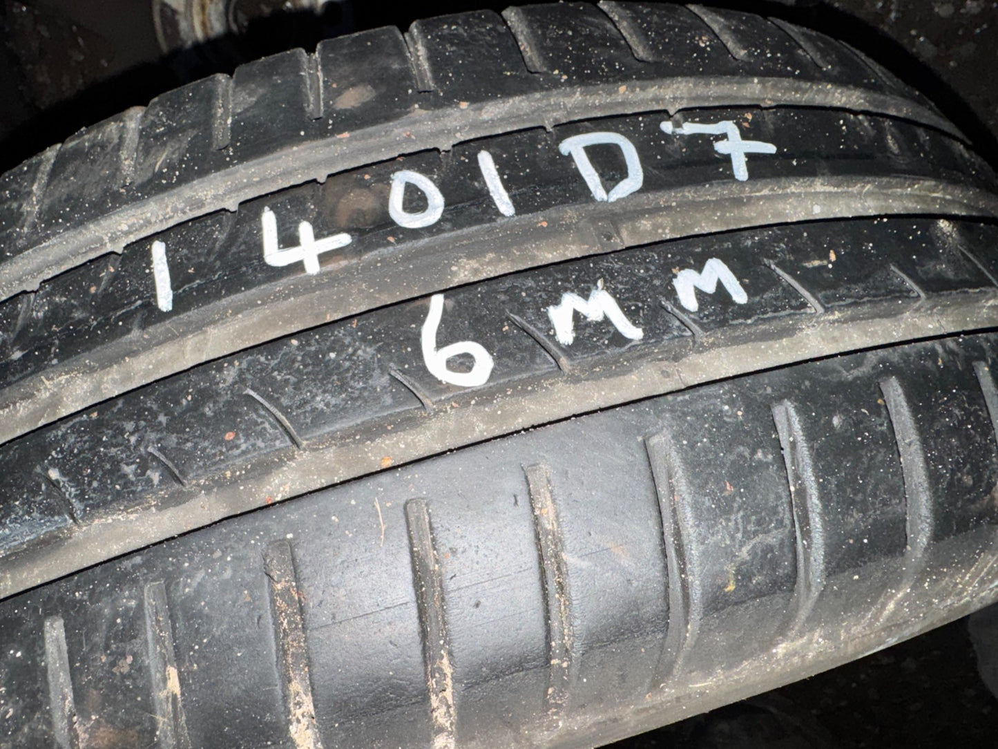 185 60 15 84H DUNLOP SPORT BLURESPONSE Dot:1722 6mm tyre