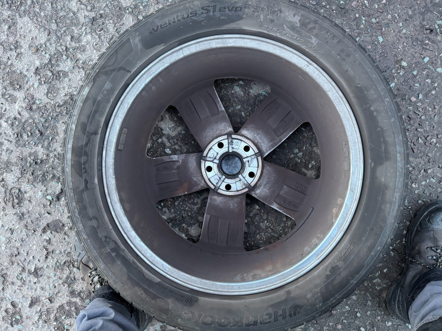 VW TIGUAN ALLSPACE 19 INCH VICTORIA ALLOY WHEEL FITS 2018 TO 2025 5NN601025C