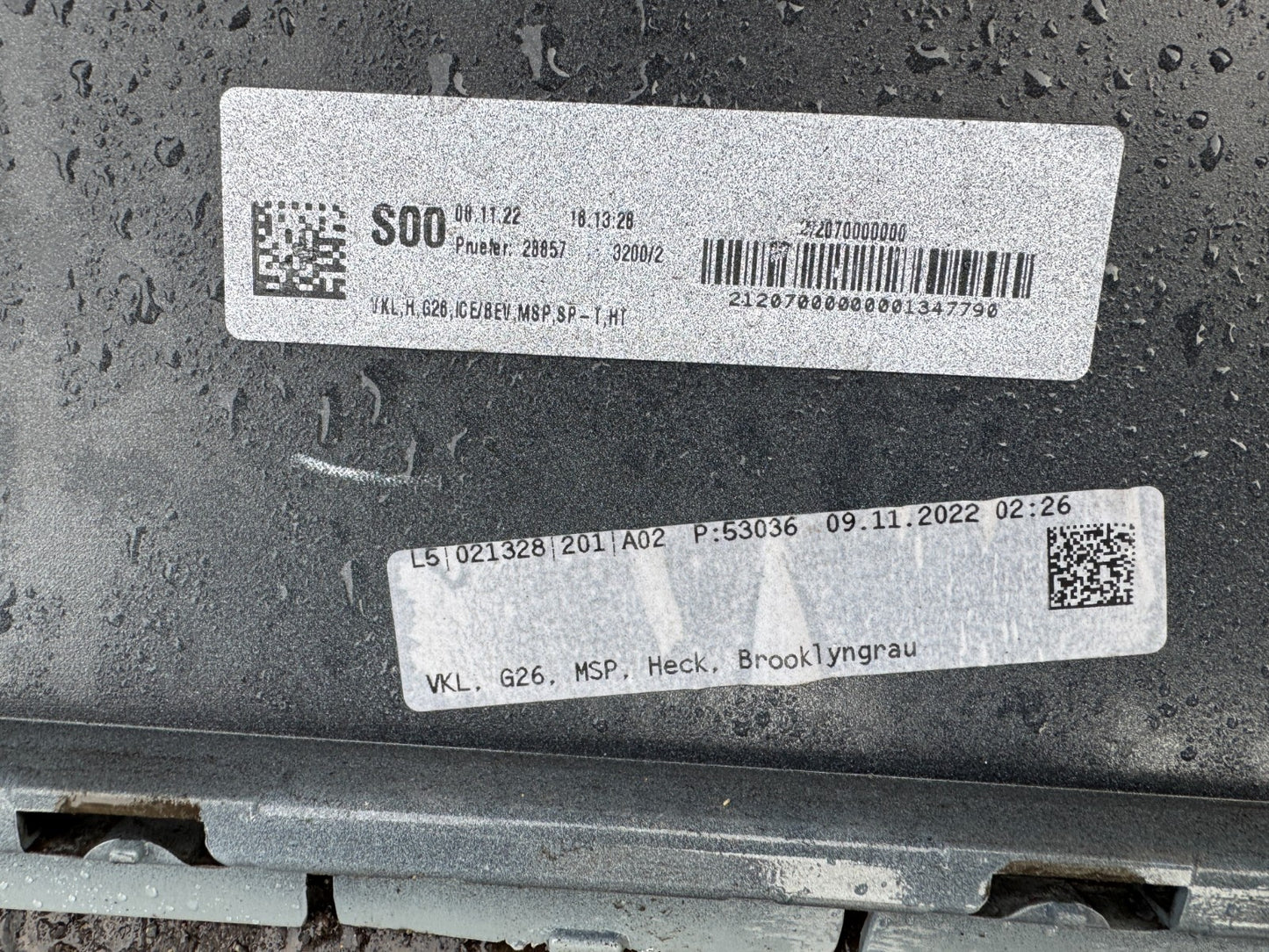 GENUINE BMW I4 G26 M-SPORT REAR PDC BUMPER 2022-ON 8078583