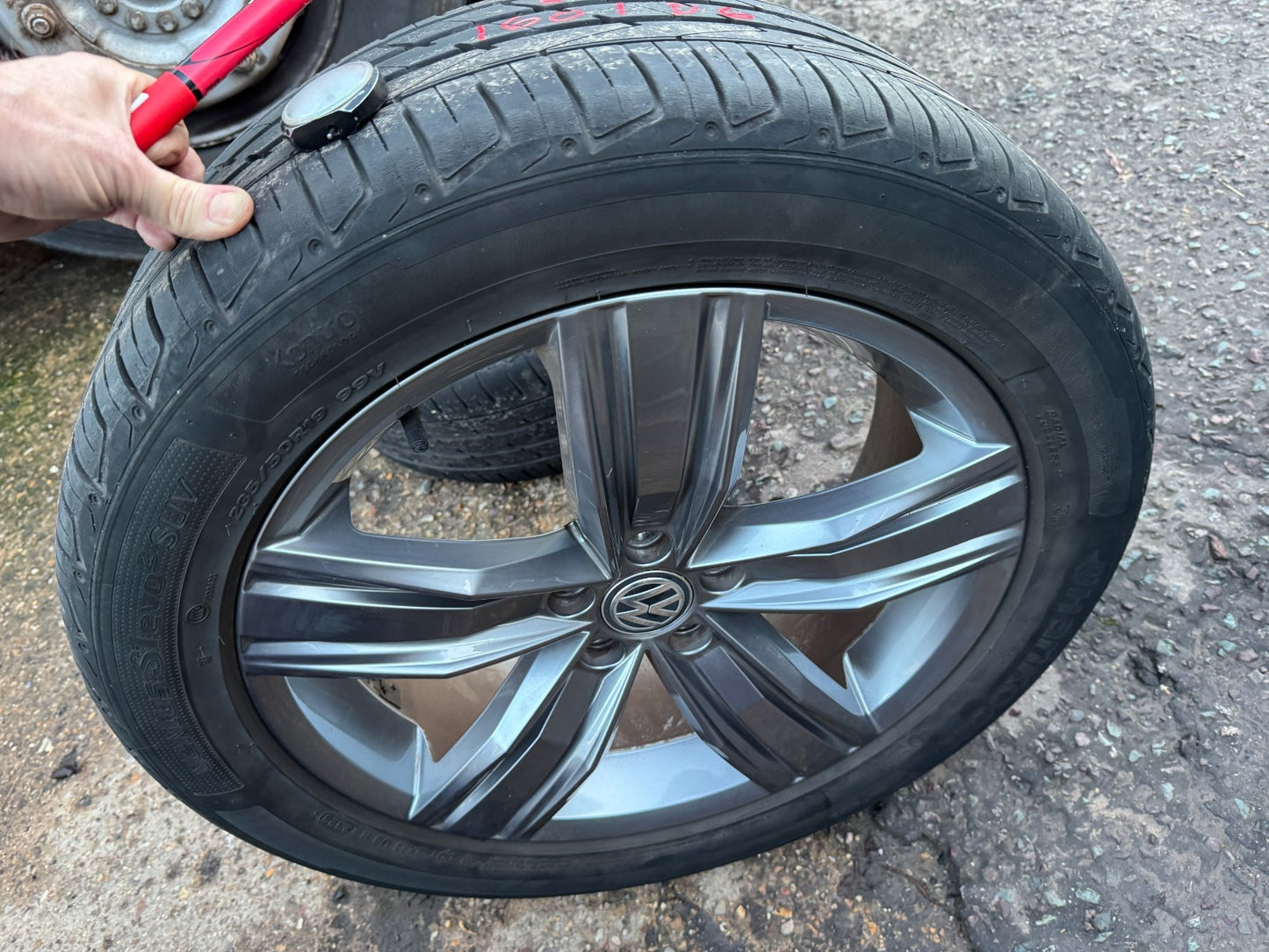 VW TIGUAN ALLSPACE 19 INCH VICTORIA ALLOY WHEEL FITS 2018 TO 2025 5NN601025C