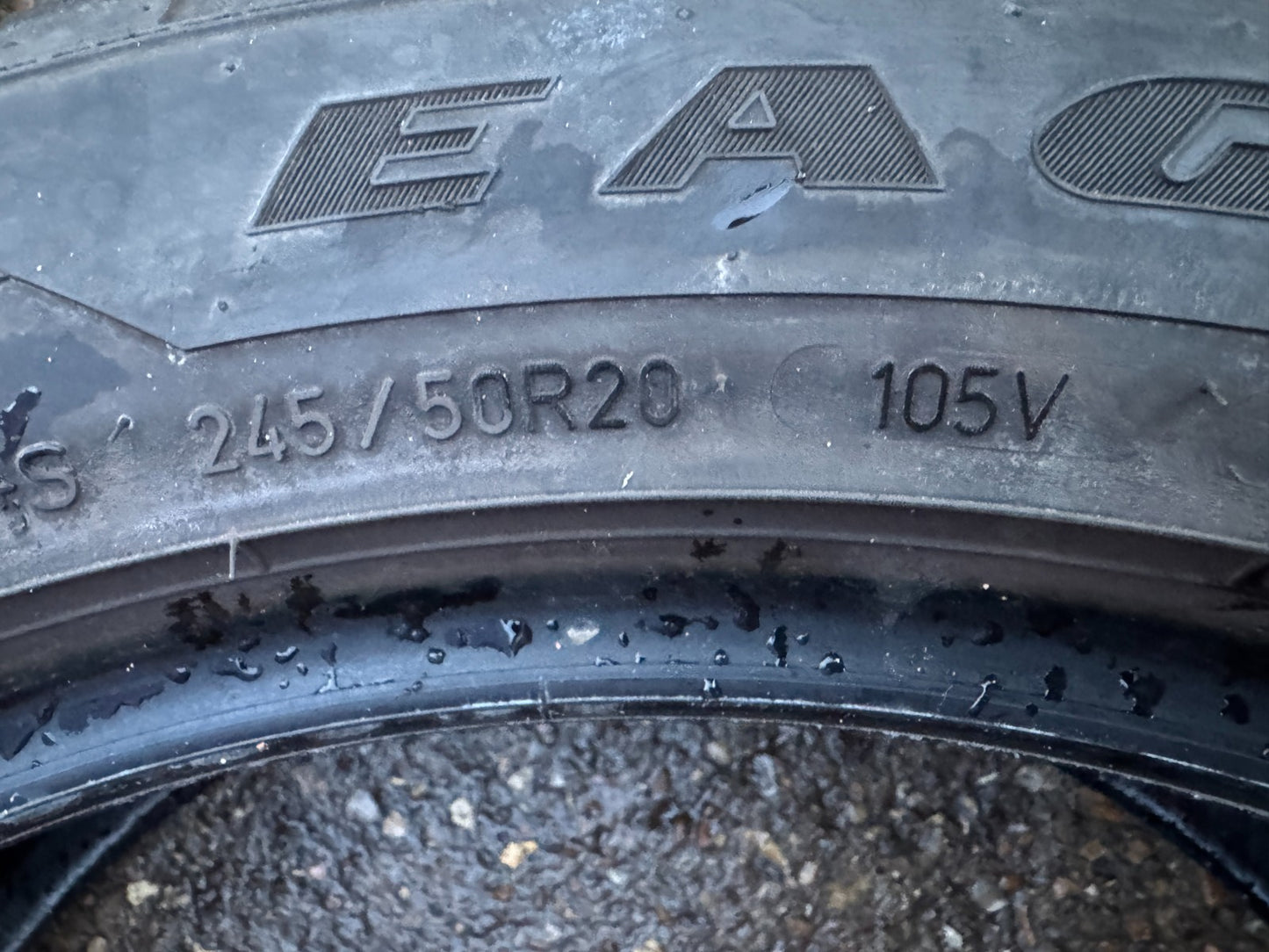 GOODYEAR EAGLE SPORT ALL SEASON 105V 245/50/20 *4.5MM* DOT 3022 245 50 20