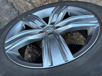 VW TIGUAN ALLSPACE 19 INCH VICTORIA ALLOY WHEEL FITS 2018 TO 2025 5NN601025C