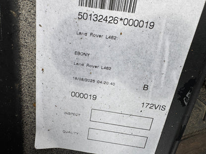 2025 LAND ROVER DISCOVERY 5 L462 BOOT LID TAILGATE SEDONA RED