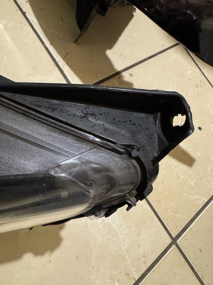 OEM Left Side Headlight Chrome & Black Trim DRL 14-25 Ducato Boxer Relay Movano