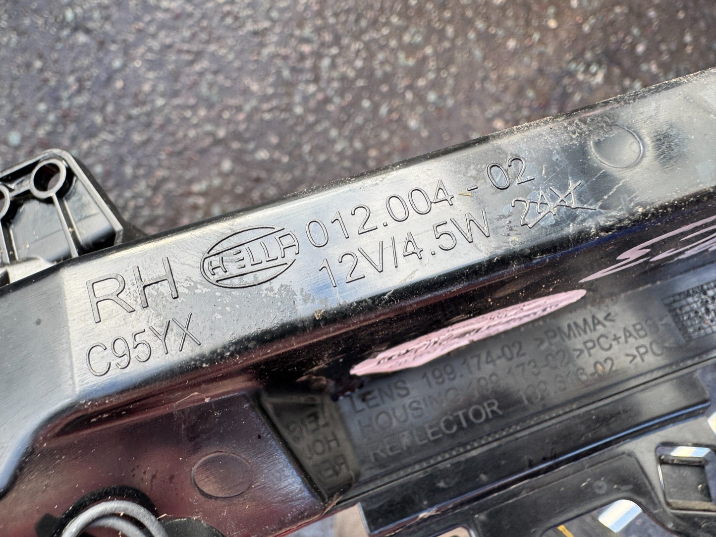 2025 Genuine Jaguar F Pace Rear Fog Light -FK7215K272 - AC - Right