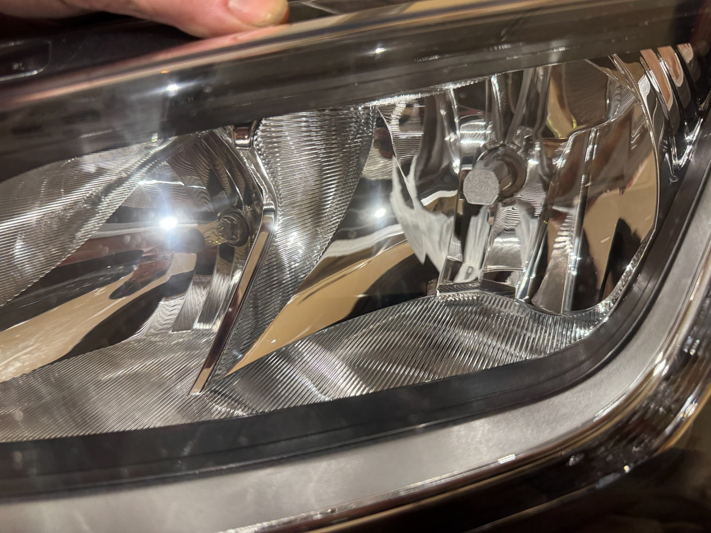 OEM Left Side Headlight Chrome & Black Trim DRL 14-25 Ducato Boxer Relay Movano