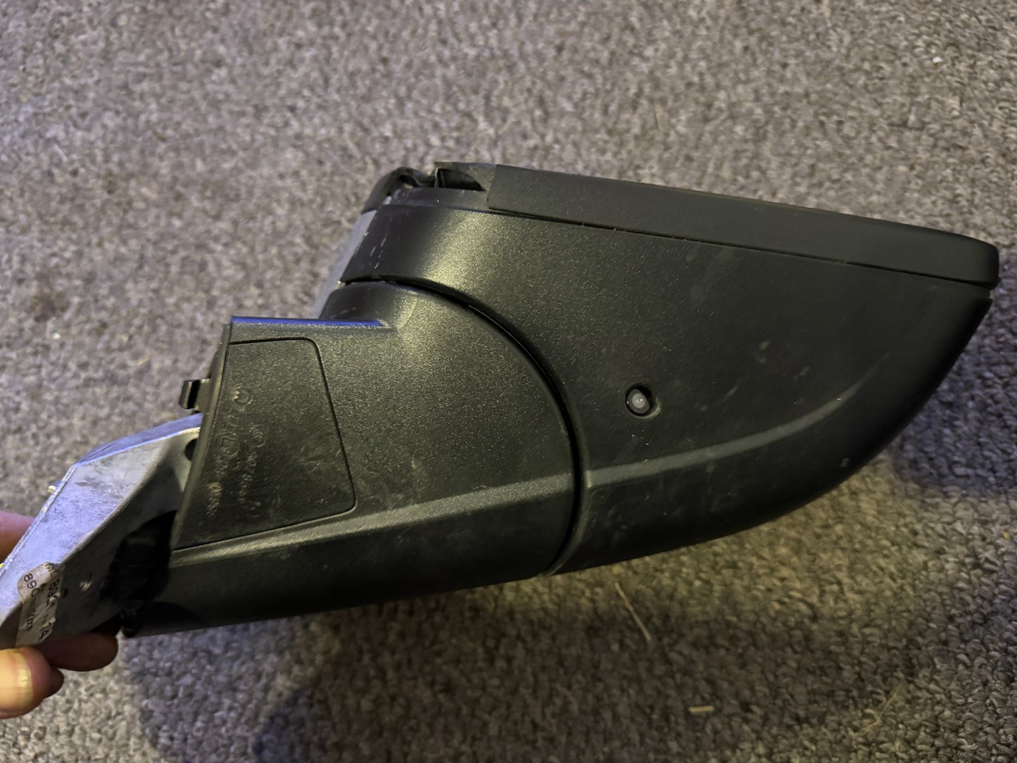 2025 AUDI Q4 E-TRON RIGHT WING DOOR MIRROR GREY POWER FOLD  89C857502F Damaged