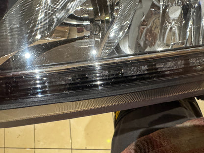 OEM Left Side Headlight Chrome & Black Trim DRL 14-25 Ducato Boxer Relay Movano