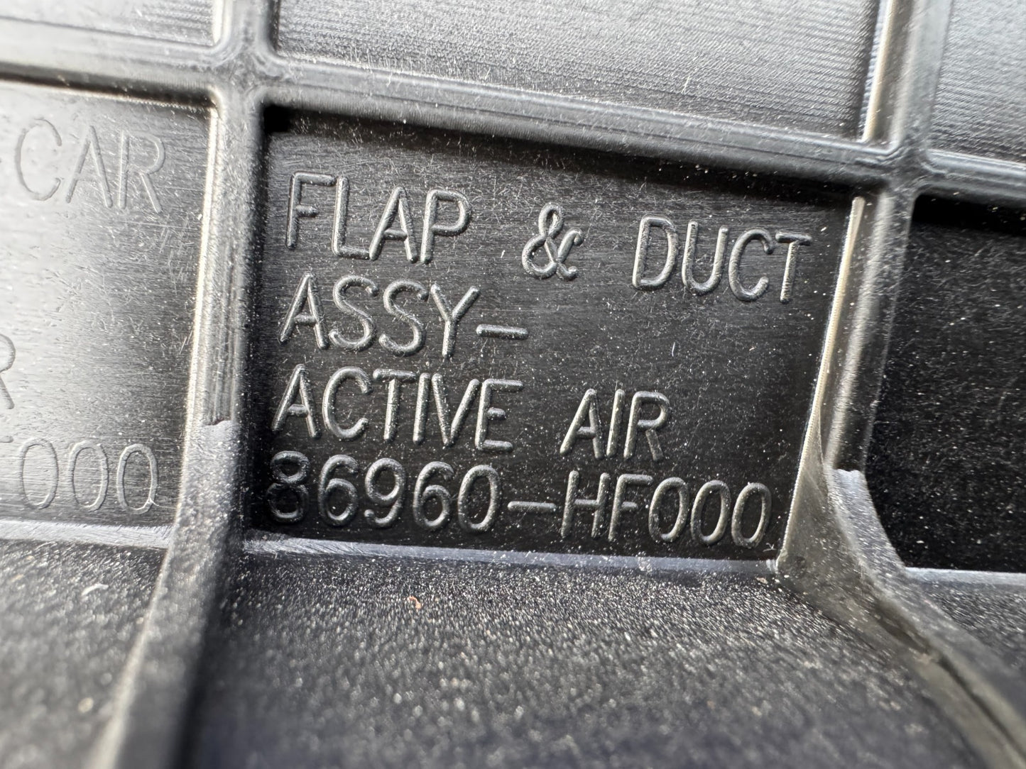 HYUNDAI KONA SX2 Radiator Active Air Intake Channel HF869-69100