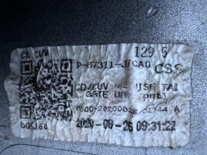 KIA XCEED 2020-ON REAR TAILGATE TRIM 87311-J7CA0