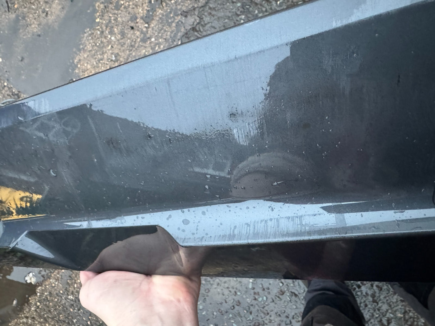 BMW G26 2023 MSPORT REAR BUMPER DIFFUSER IN DARK SHADOW 8096492