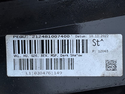 BMW G26 2023 MSPORT REAR BUMPER DIFFUSER IN DARK SHADOW 8096492