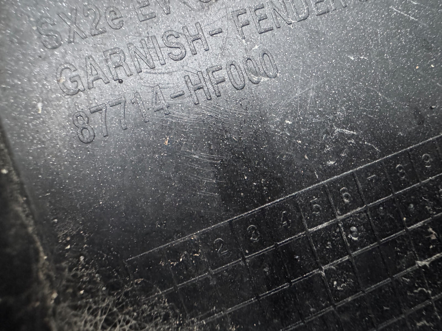 Hyundai Kona II SX2 2023 Front Right wing fender trim molding 87712HF010