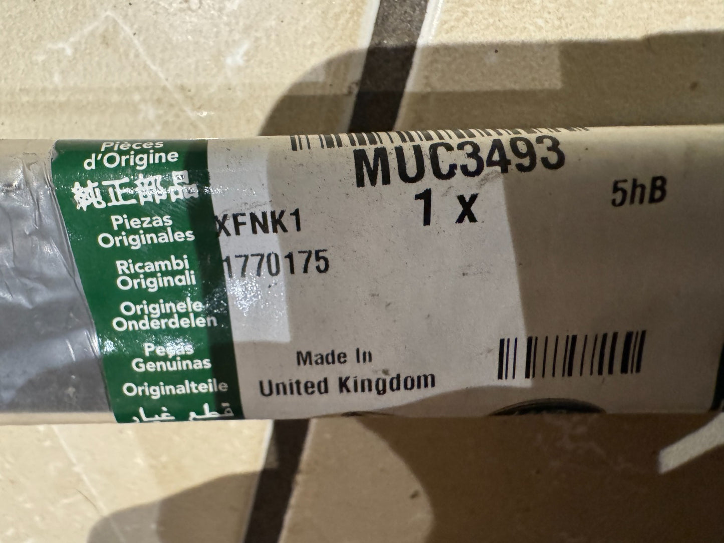 LAND ROVER DEFENDER L316 Rear Left Door Glass Guard MUC3493 NEW GENUINE