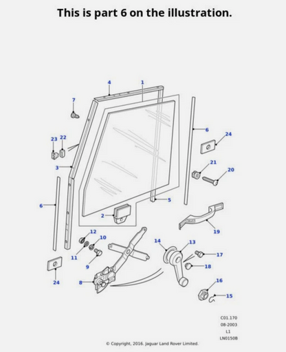 Land Rover Genuine Shim Channel Adjustment For Defender 1987-2006 '07-On MUC4073