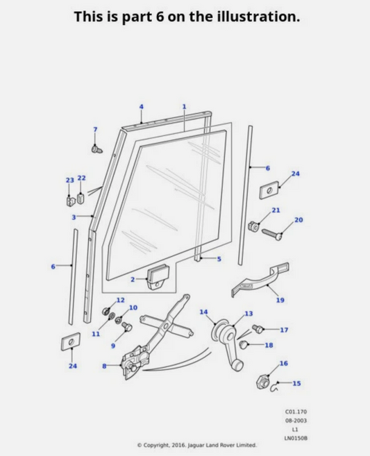 Land Rover Genuine Shim Channel Adjustment For Defender 1987-2006 '07-On MUC4073