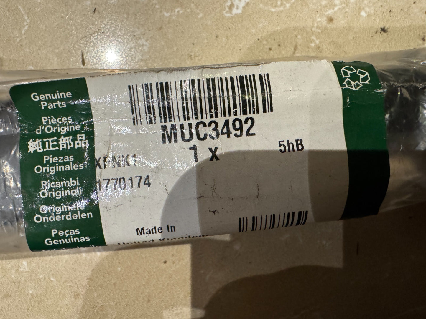 LAND ROVER DEFENDER L316 Rear Right Door Glass Guard MUC3492 NEW GENUINE