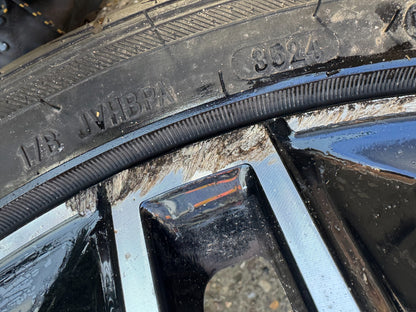 SEAT IBIZA FR MK5 DIAMOND CUT BLACK 18" ALLOY WHEEL RIM 6F0601025E GENUINE X1