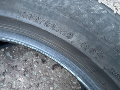 265/50 R 19 Bridgestone Turanza 6 ENLITEN 110Y 4mm 2023 265 50 19 no repairs