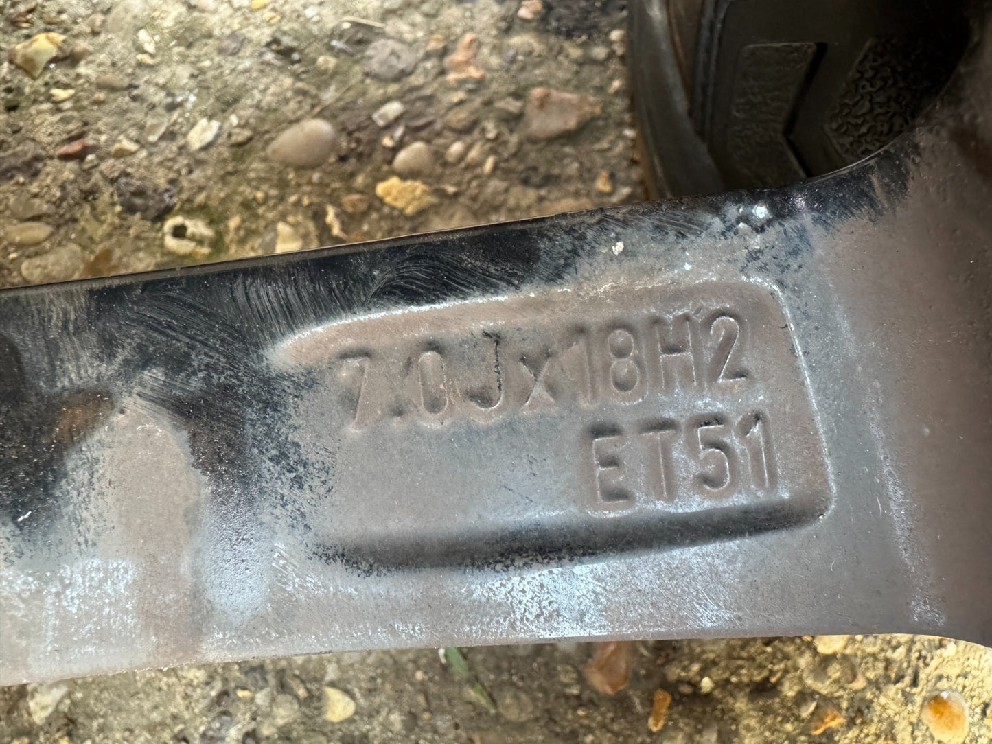 SEAT IBIZA FR MK5 DIAMOND CUT BLACK 18" ALLOY WHEEL RIM 6F0601025E GENUINE X1