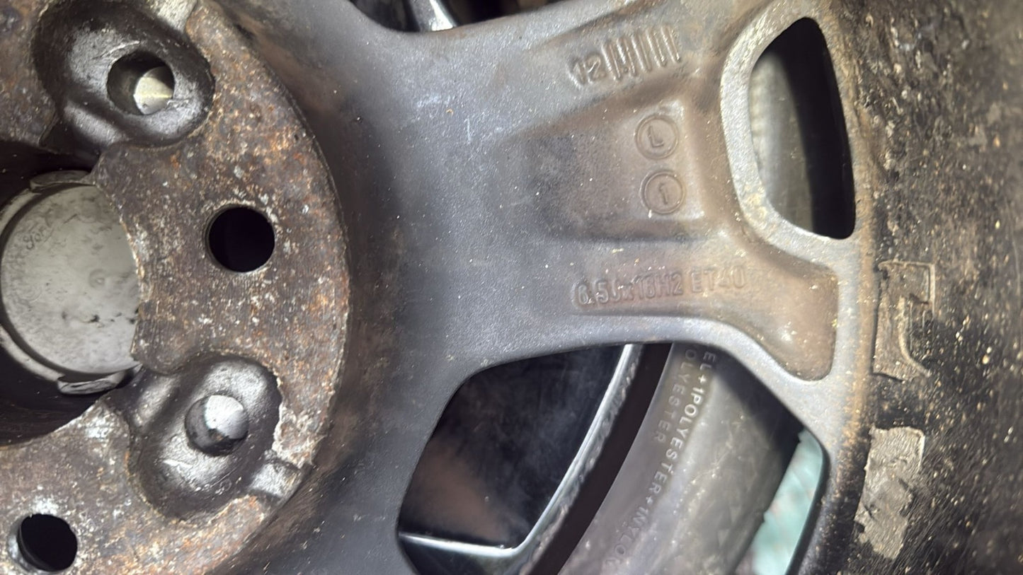 1xFord Fiesta 51892066 16 inch 5-Spoke Single Alloy Wheel 9S5J1007AA  6.5JX 16H2