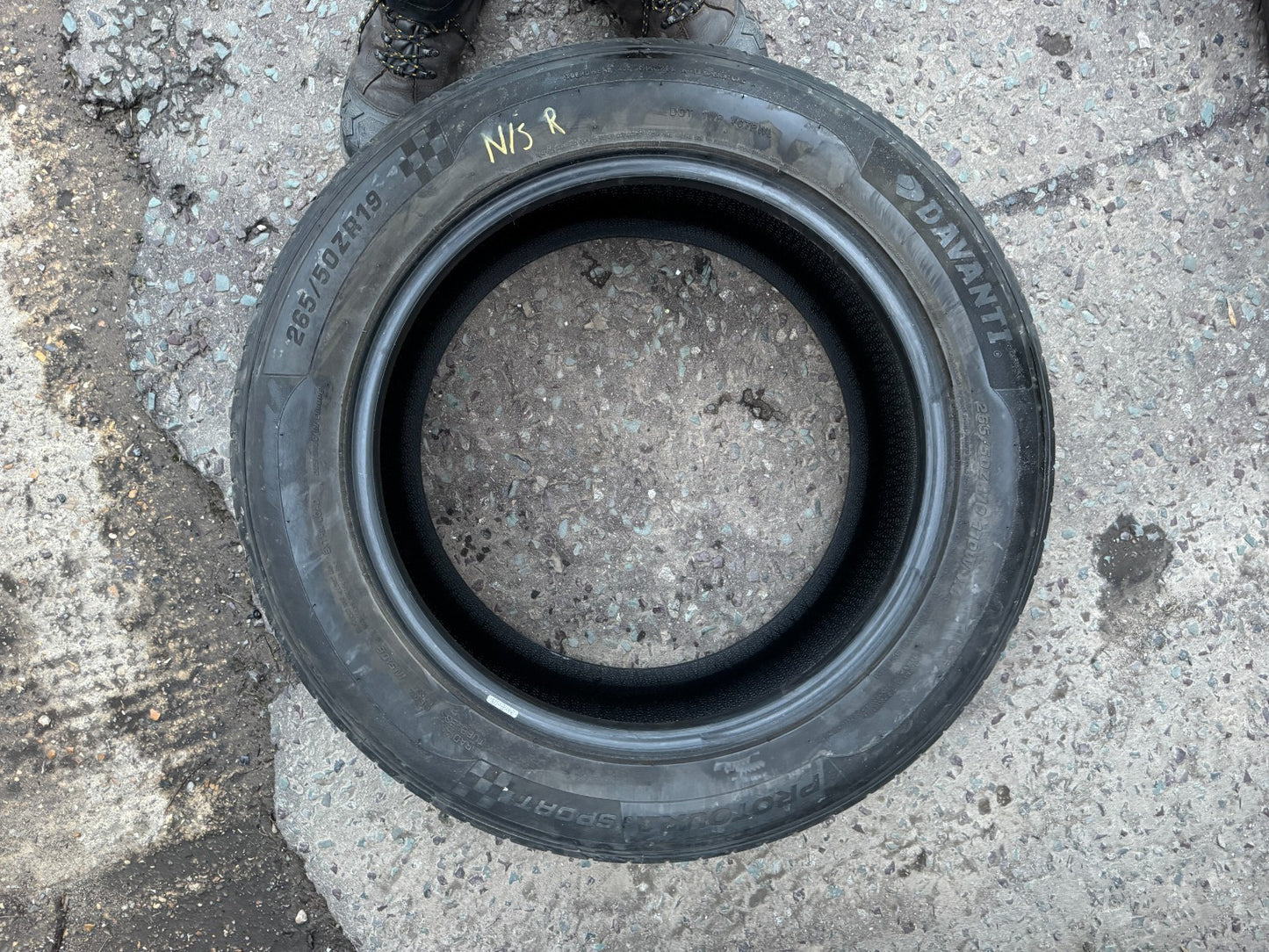 1x Davanti Protoura Sport 265/50ZR19 110W 6.5mm 2024 No Repair Tyre 265 50 19