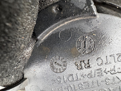 JAGUAR XE X760 2016 REAR BUMPER BLACK TOW EYE COVER GX7317E810BA