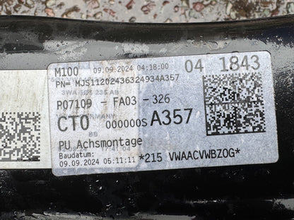 2024 VW Passat B8 / Arteon Rear Subframe Axle Carrier 3WA505100A (multi-link)
