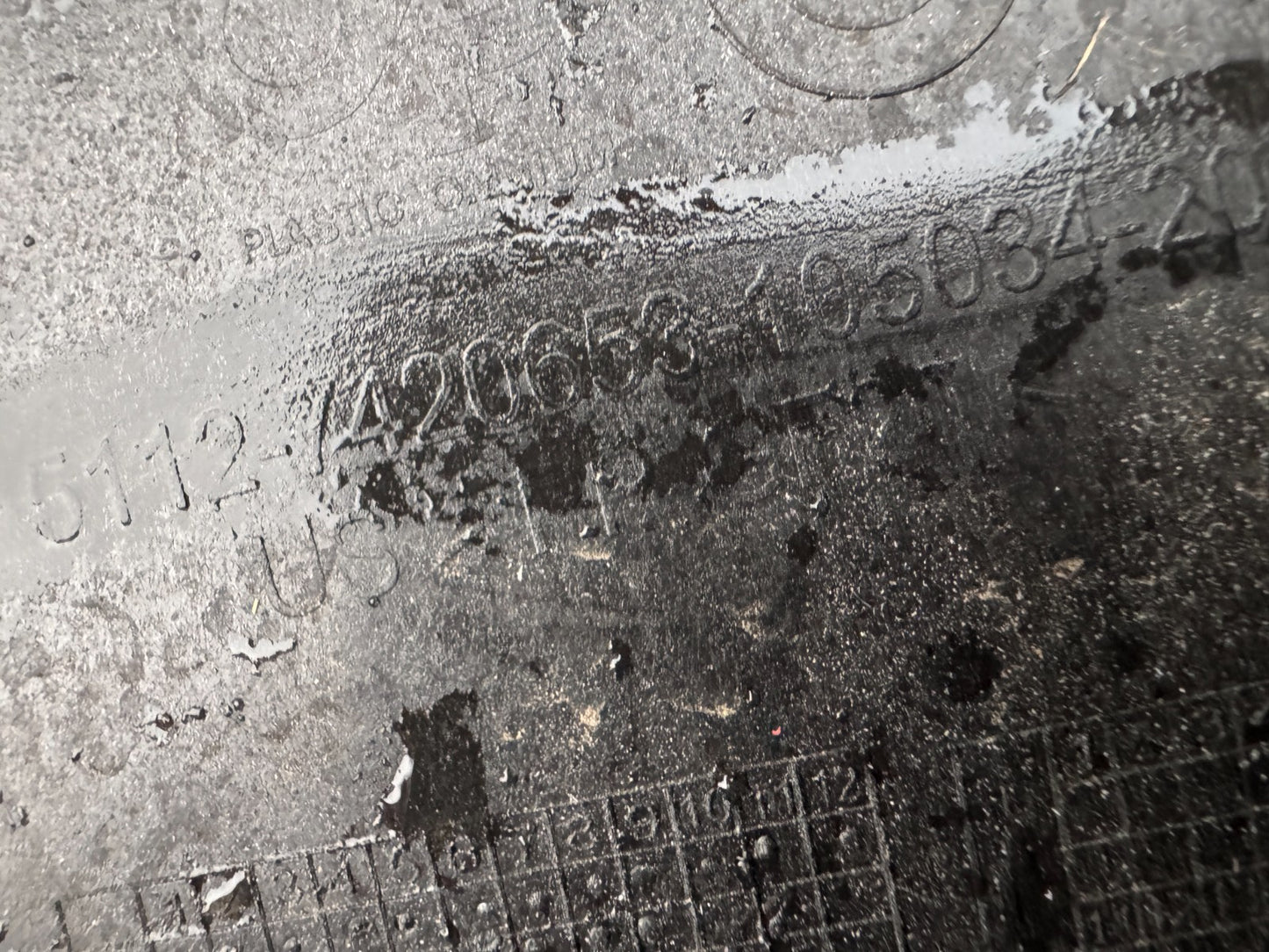 2020 BMW X5 G05 Rear Left Bumper Bracket 7420653 RHD Cracked