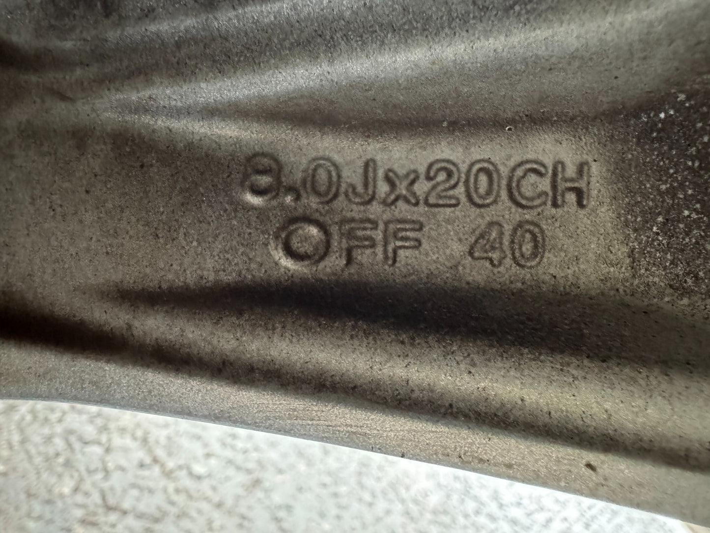 2024 RANGE ROVER EVOQUE L551/L538 20" 8J GREY CUT ALLOY WHEELS K8D21007LA