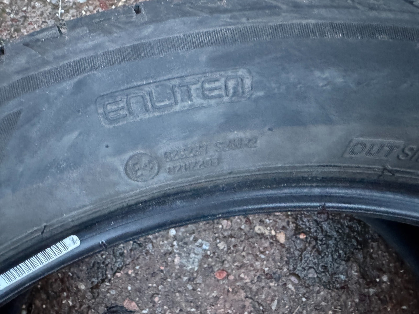 x1  235/50/20 104V XL BRIDGESTONE ALENZA 001 ENLITEN  DOT:1324 6.5mm 235 50 20